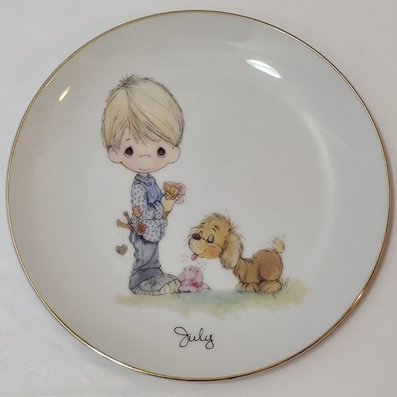 Precious Moments Months of the Year Plates - July - Picture 5 of 9